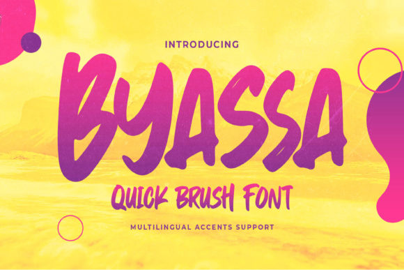 Byassa Font for Creative and Classy Editorial Design