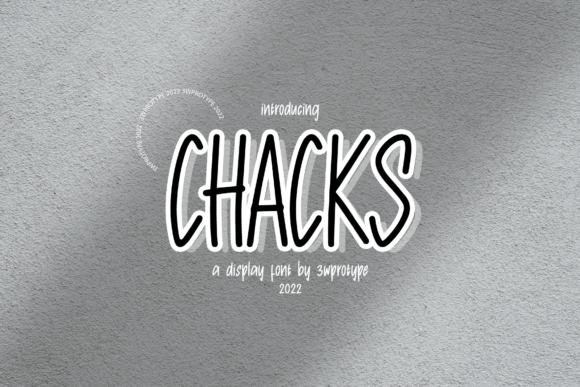 Chacks: A Handwritten Font for Engaging Digital Content