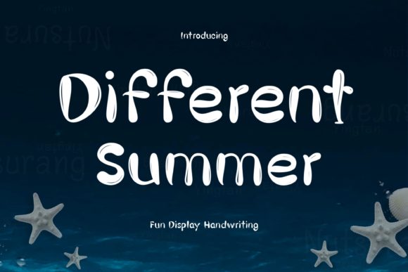 Different Summer Font for Eye-Catching Branding