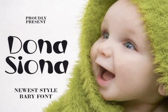 Dona Siona – A Luxurious Display Font for Branding