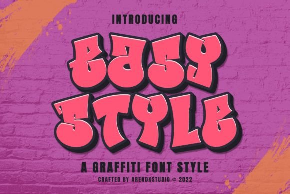 Easy Style: A Graffiti-Inspired Font for Bold Editorial Design