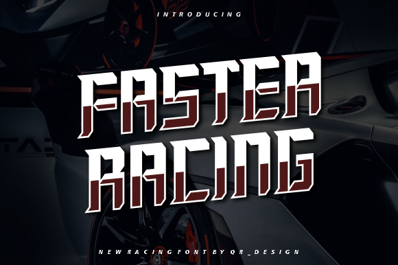 Faster Racing Font for Bold Branding and Creative Projects