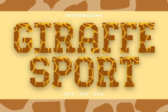Giraffe Sport Font Download and Design Guide
