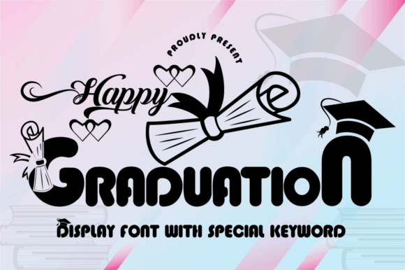 Graduation Font for Eye-Catching Campaign Designs