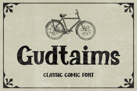 Gudtaims - A Retro Serif Font for Bold Branding