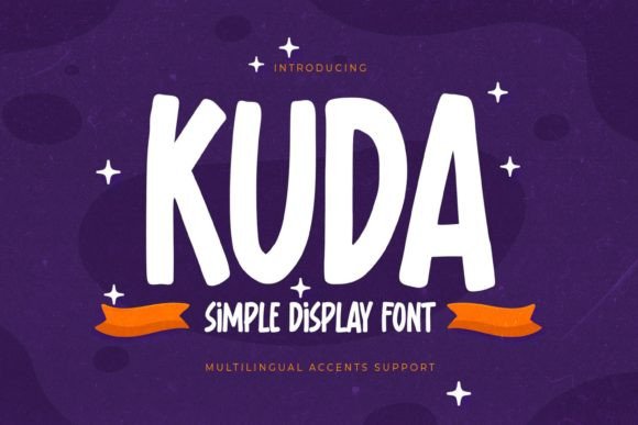 Kuda: A Natural Display Font for Editorial Design