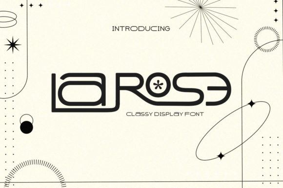 La Rose: A Modern Display Font for Chic Editorial Design