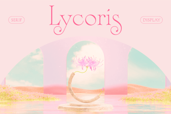 Lycoris Display Font for Elegant Web Design