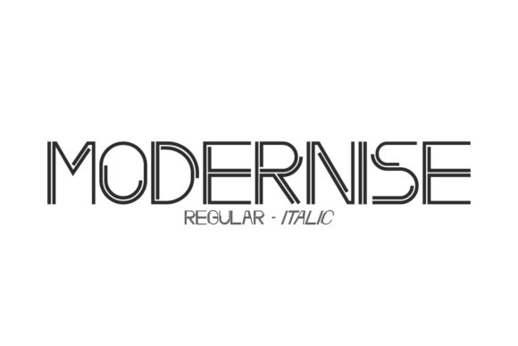 Modernise: A Cool Display Font for Bold Editorial Designs