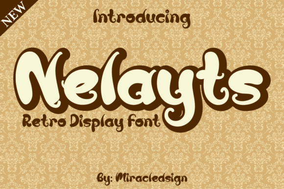 Nelayts: A Bold Retro Display Font for Modern Editorial Design