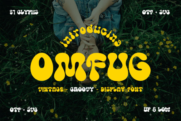 Omfug: A Groovy Display Font for Bold Editorial Design