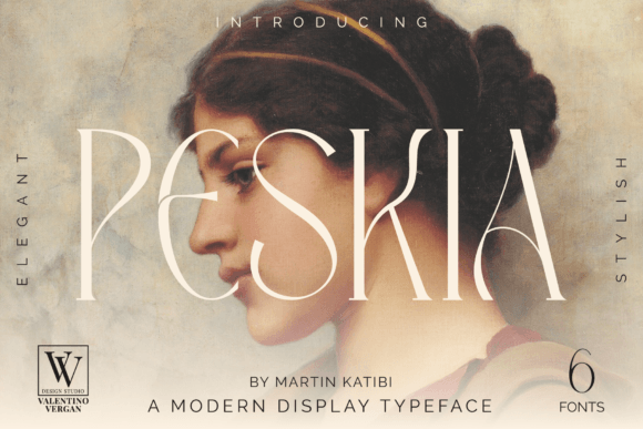 Peskia Font for Modern Editorial Design