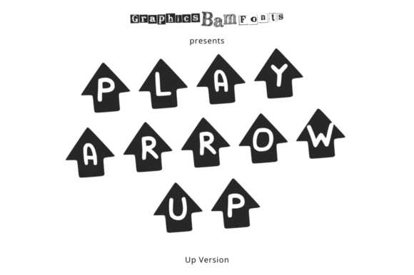 Play Arrow Up: A Dynamic Display Font for Creative Branding