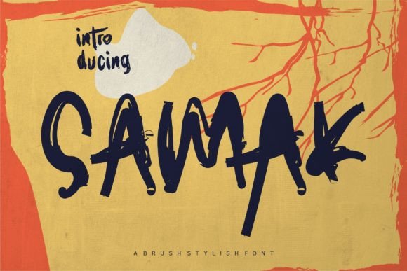 Samak: A Stylish Display Font for Creative Makers