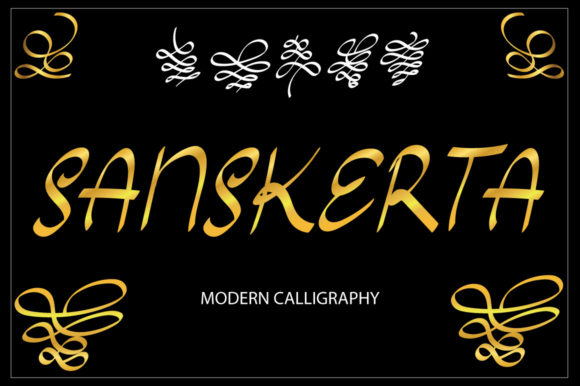 Sanskerta: A Modern Calligraphy Font for Elegant Editorial Design