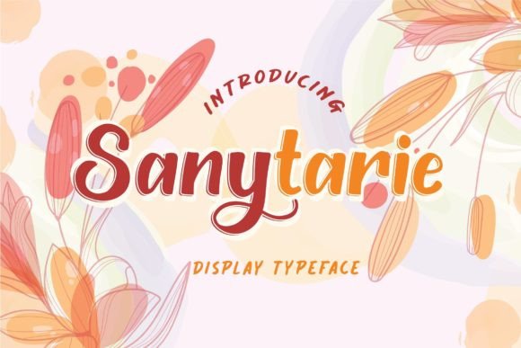 Sanytarie Font for Modern Branding and Display Needs