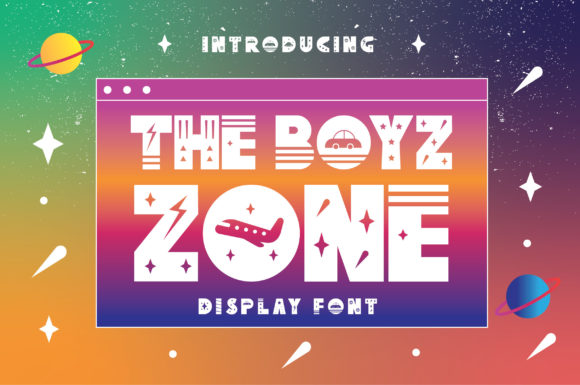 The Boyz Zone Font for Bold and Playful Campaigns