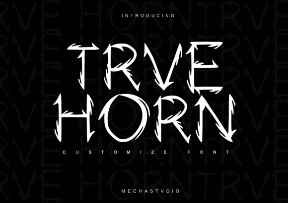 True Horn Font for Eye-Catching Branding and Packaging
