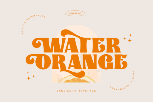 Water Orange: A Vintage Serif Bold Font for Elegant Editorial Design