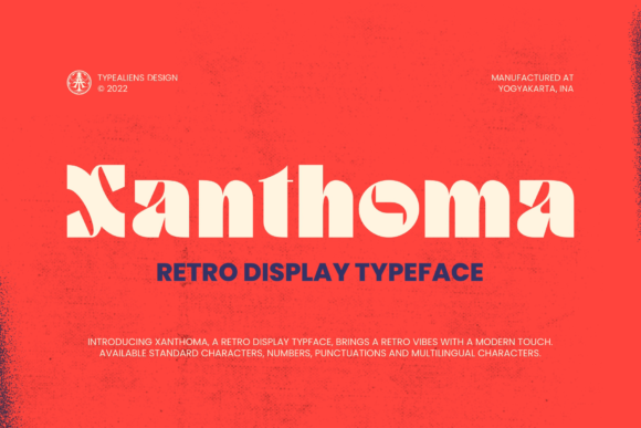 Xanthoma Font for Creative and Commercial Projects